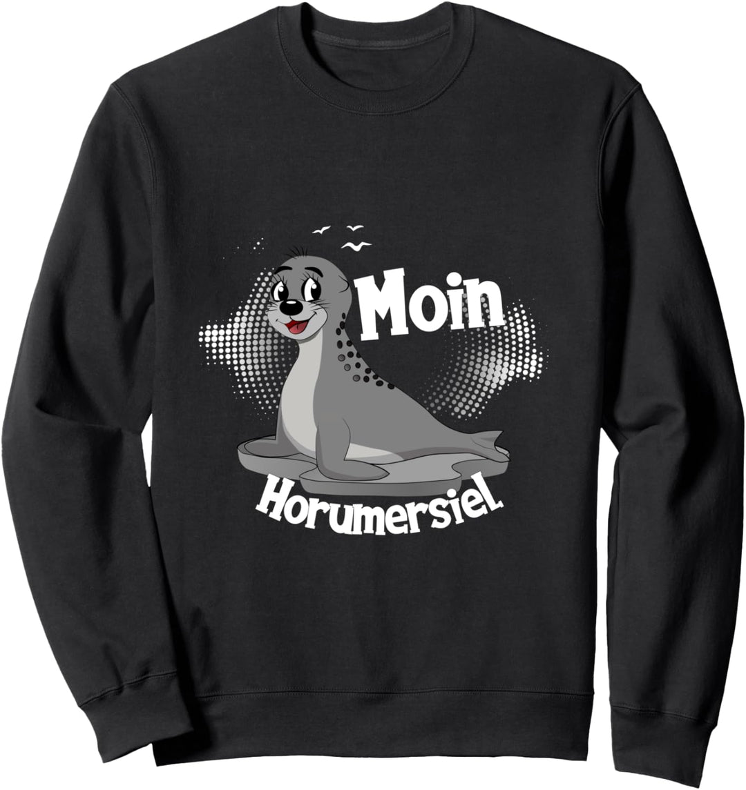 Horumersiel Seehund Camping Insel Strandurlaub Küste Meer Sweatshirt