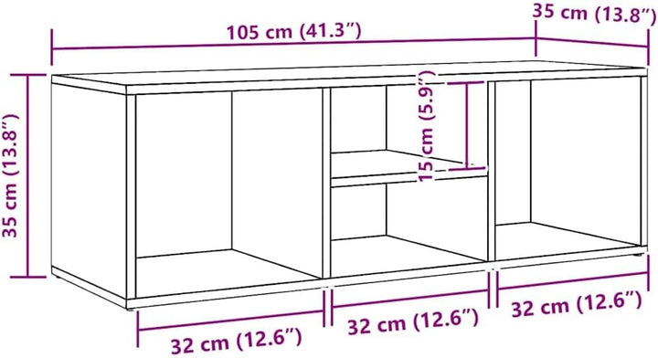 vidaXL Schuhbank Schuhregal Schuhschrank Sitzbank Schuhablage Bank Schuhständer Schuhtruhe Aufbewahr