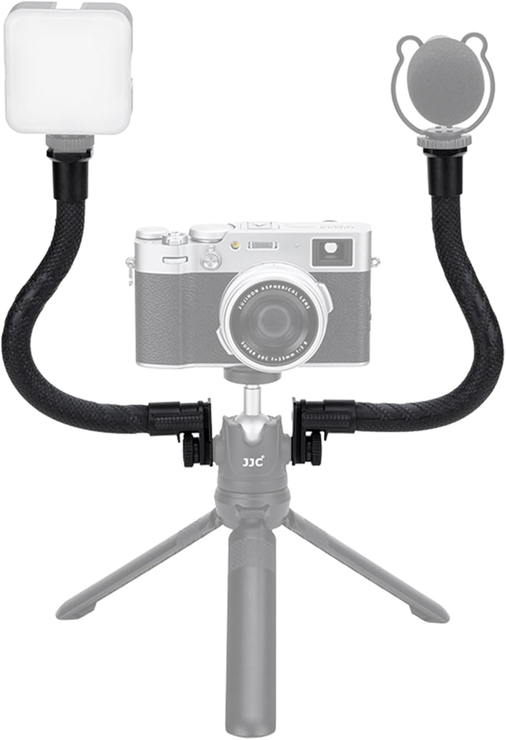 2-Pack Flexibler Verlängerungsarm, Verstellbarer Magischer Arm Griff Mikrofonständerverlängerung für