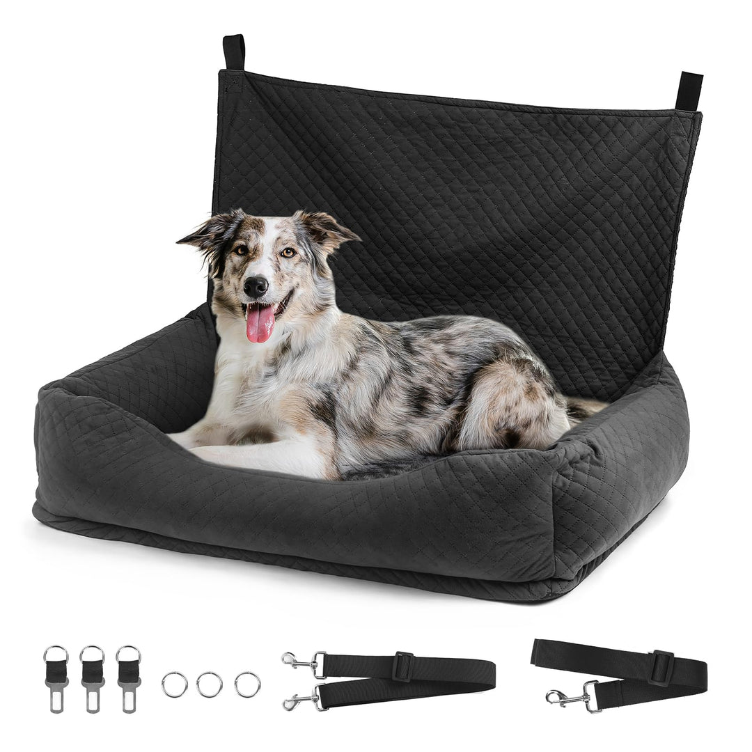 Hunde Autositz für mittelgrosse und grosse Hund oder Zwei kleine Hunde, Universeller Hundesitz Auto
