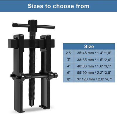 Lagerabzieher Lager Abzieher Werkzeug, Zwei Kiefer Radlagerabzieher, Einstellbare Riemenscheibe Entf