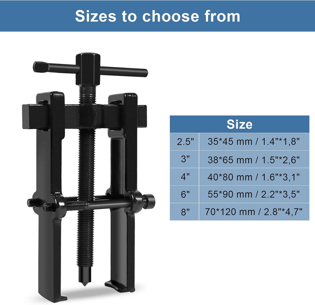 Ejoyous Lagerabzieher Lager Abzieher Werkzeug, Backenzahnzieher Zwei Kiefer Radlagerabzieher Wischer