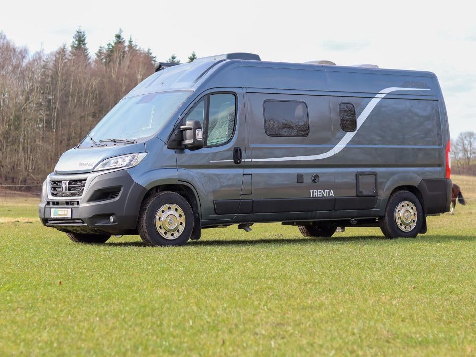 16 Zoll Radzierblenden Set 4 Stück Edelstahl fahrzeugspezifisch für Wohnmobile und Transporter~