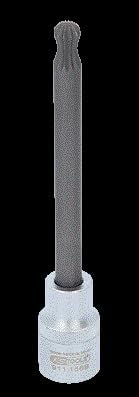 KS TOOLS 1/2" Spezial-Bit-Stecknuss, Vielzahn-Schrauben, Kugelkopf, 10 mm
