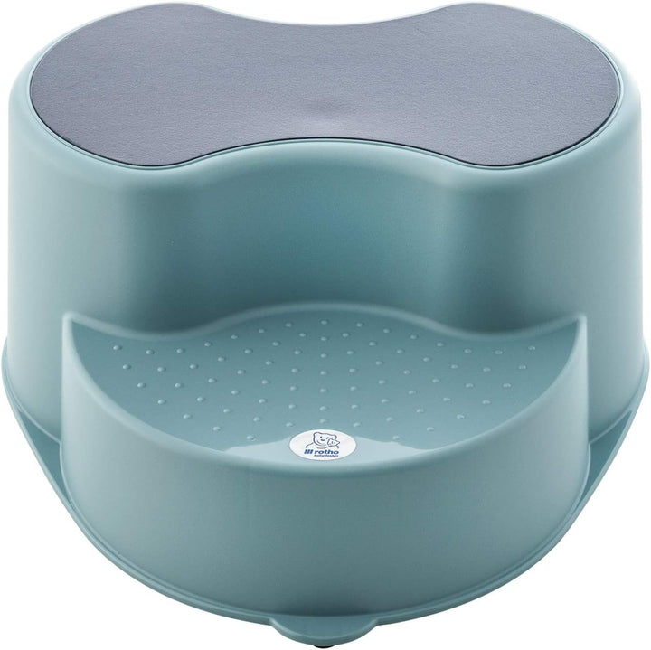 Rotho Babydesign TOP Kinderschemel, Anti-Rutsch-Trittfläche, Lagoon (Blau), 20005 0292 Lagoon Single
