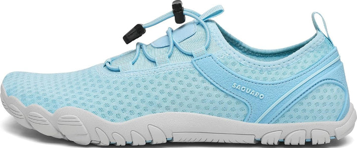 SAGUARO Herren Badeschuhe Damen rutschfeste Sohle Schnell Trocknend Schwimmschuhe 42 EU Azurblau, 42