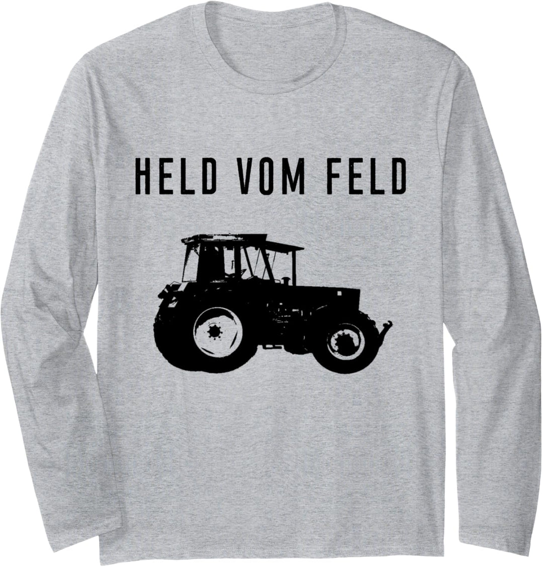 Held vom Feld Landwirt Landwirtschaft Bauer Traktor Trecker Langarmshirt