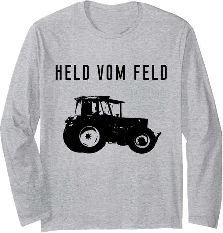 Held vom Feld Landwirt Landwirtschaft Bauer Traktor Trecker Langarmshirt