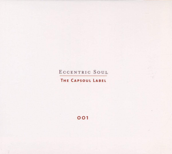 Eccentric Soul Vol.1, Audio-CD