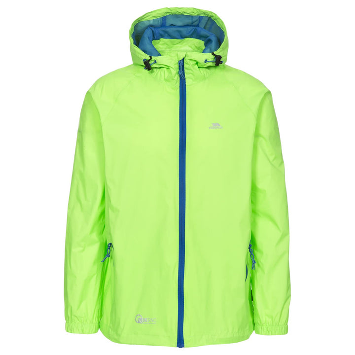 Trespass Unisex Erwachsene Qikpac Jacket Kompakt Zusammenrollbare Wasserdichte Regenjacke 3XS grün (