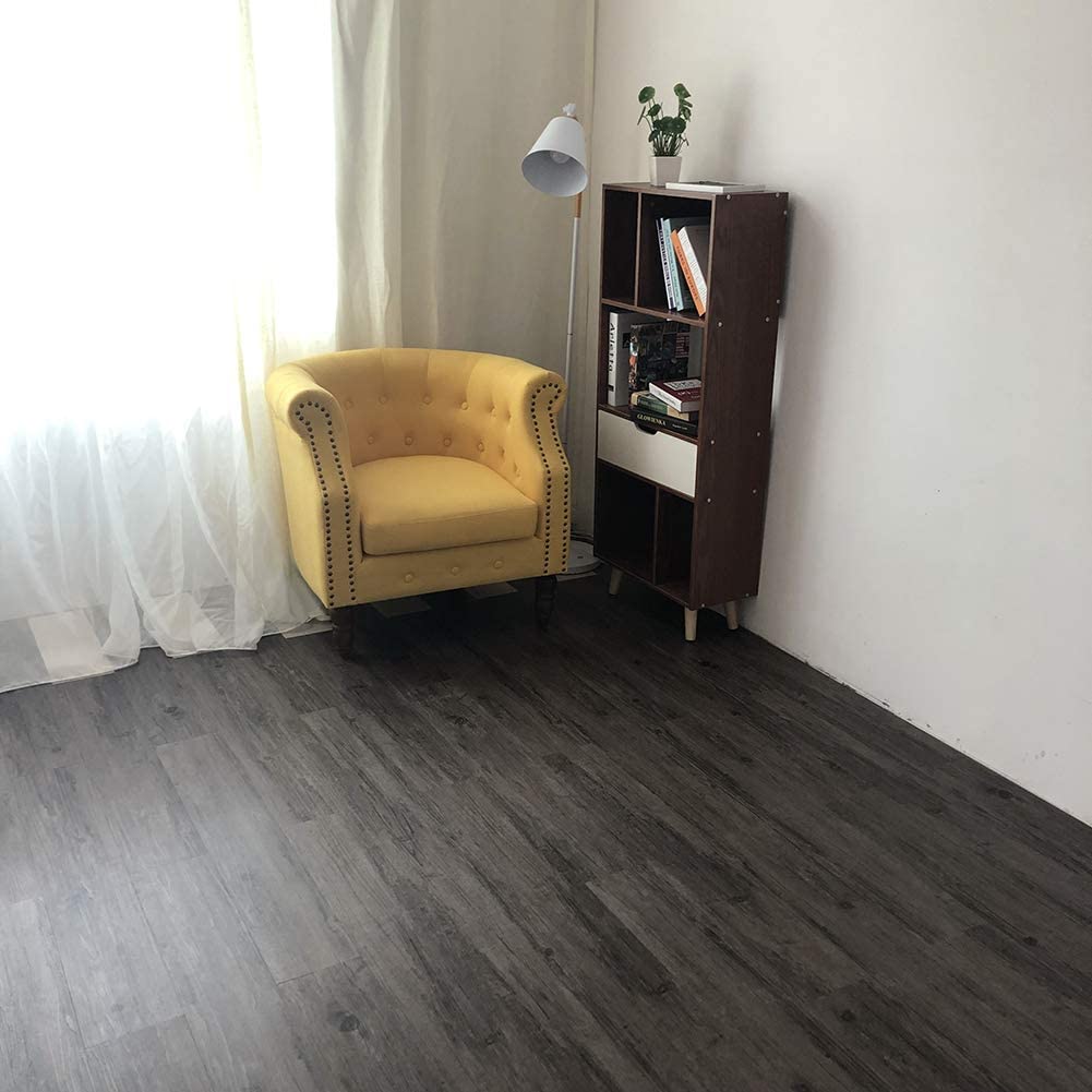 INMOZATA 5,01m² PVC Bodenbelag Selbstklebend Holzoptik Vinylboden Selbstklebend Rutschfeste Wasserfe