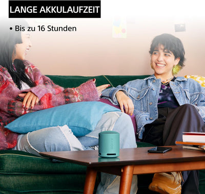 Sony SRS-XB100 - Kabelloser Bluetooth-Lautsprecher, tragbar, leicht, kompakt, Outdoor, Reise-Lautspr