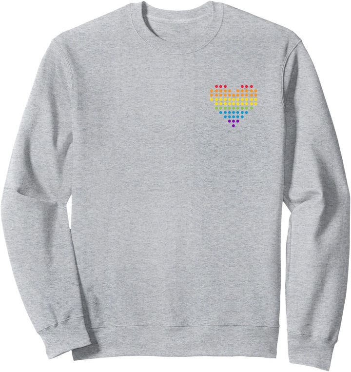 LGBTQ Flagge Mini Rainbow Flag Regenbogen Seitentaschen Sweatshirt