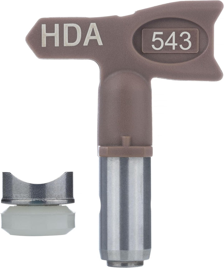 HDA+ 543 – Malermundstück | Sprühbreite: 25 cm, Nickel, korrosionsbeständig | Für Spachtelmasse, hoc