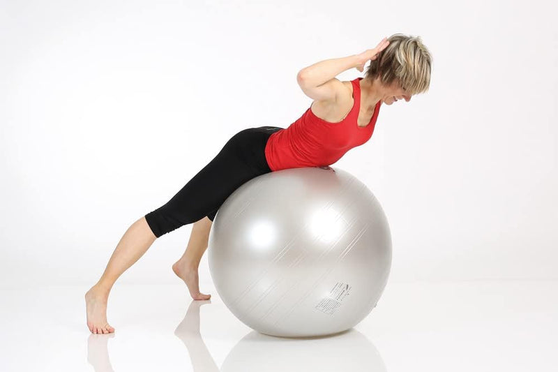 TOGU Gymnastikball Powerball ABS (Berstsicher) 75 cm silber, 75 cm silber