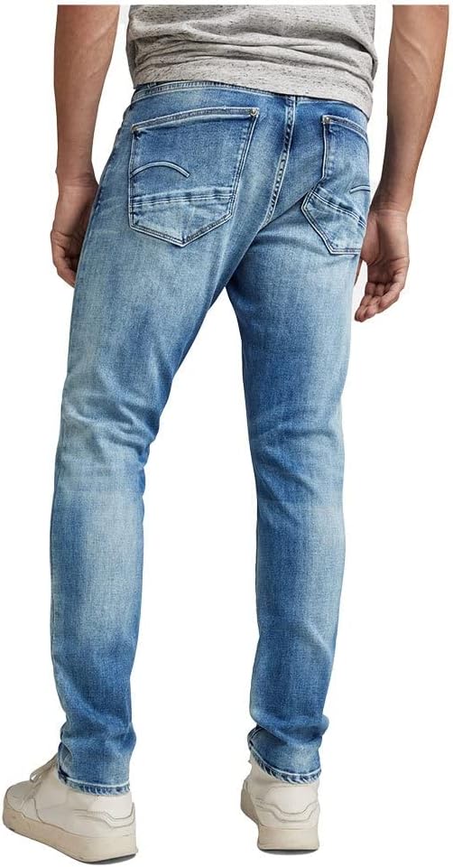 G-STAR Herren Revend FWD Skinny Jeans 38W / 36L Blau (Sun Faded Azurite D20071-c296-b471), 38W / 36L