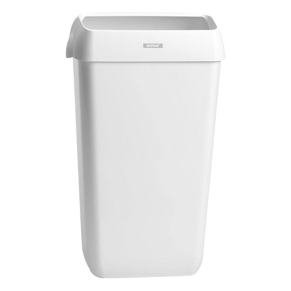 Katrin 91899 Abfallbehälter, 25 L, Weiss (2-er Pack)