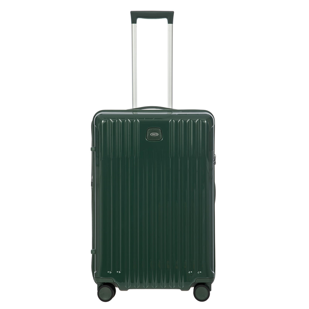 Brics Positano - 4-Rollen-Trolley M 69 cm erw. Emerald Green, Emerald Green