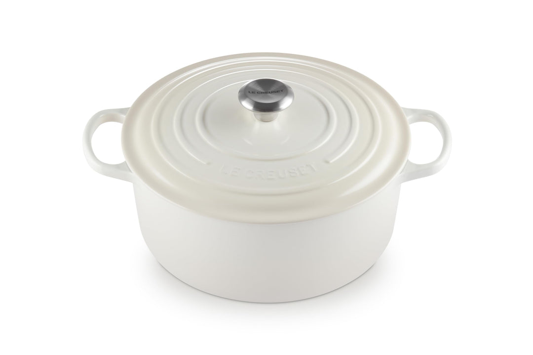 Le Creuset Signature Gusseisen-Bräter mit Deckel, Ø 28 cm, Rund, Für alle Herdarten und Induktion ge