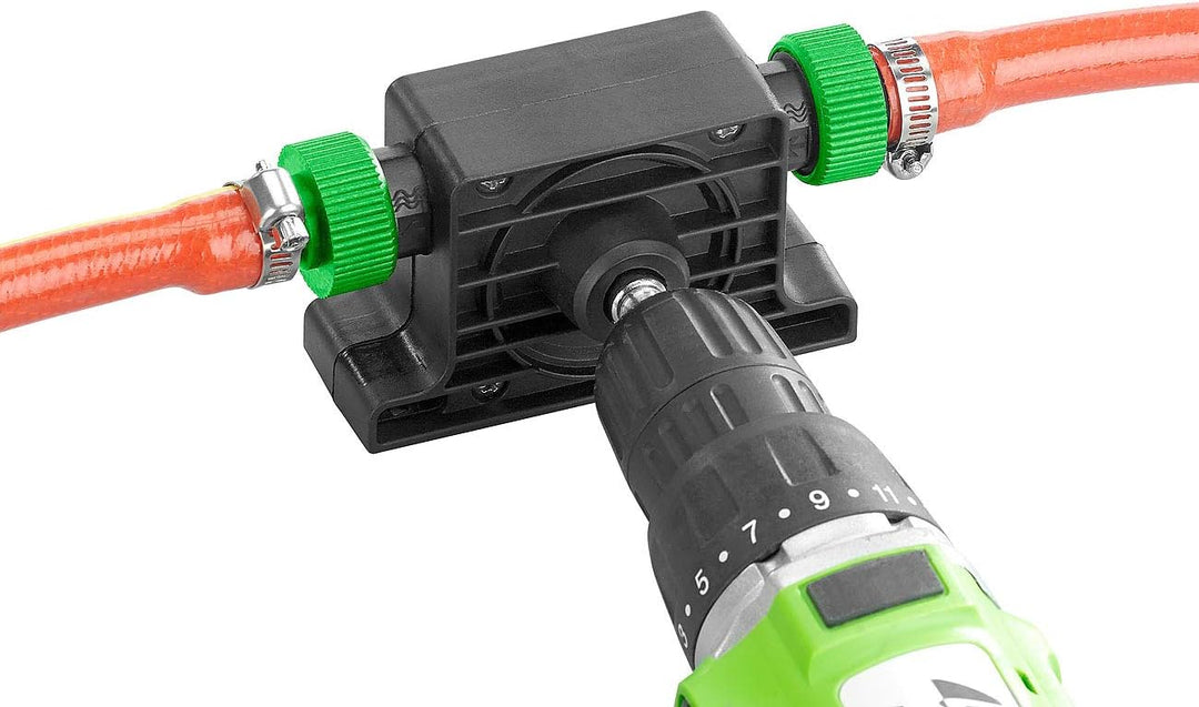 Royal Gardineer Wasserpumpe: 2er-Set Pumpenaufsätze für Bohrmaschinen zum Um- und Auspumpen (Wasserp