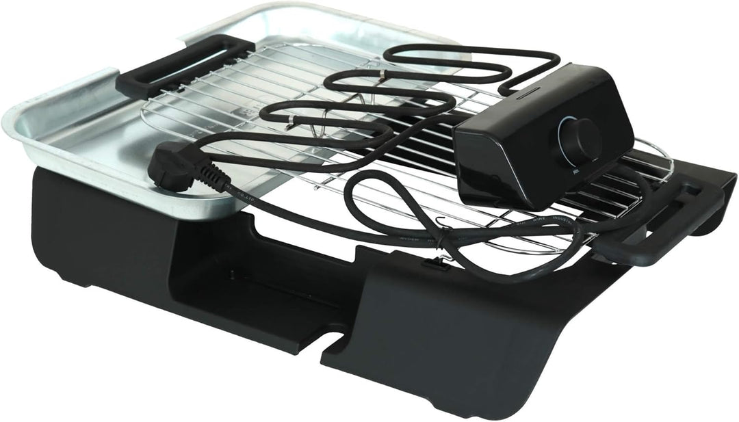 Kynast Tischgrill elektrisch 2000 Watt schwarz Elektrogrill