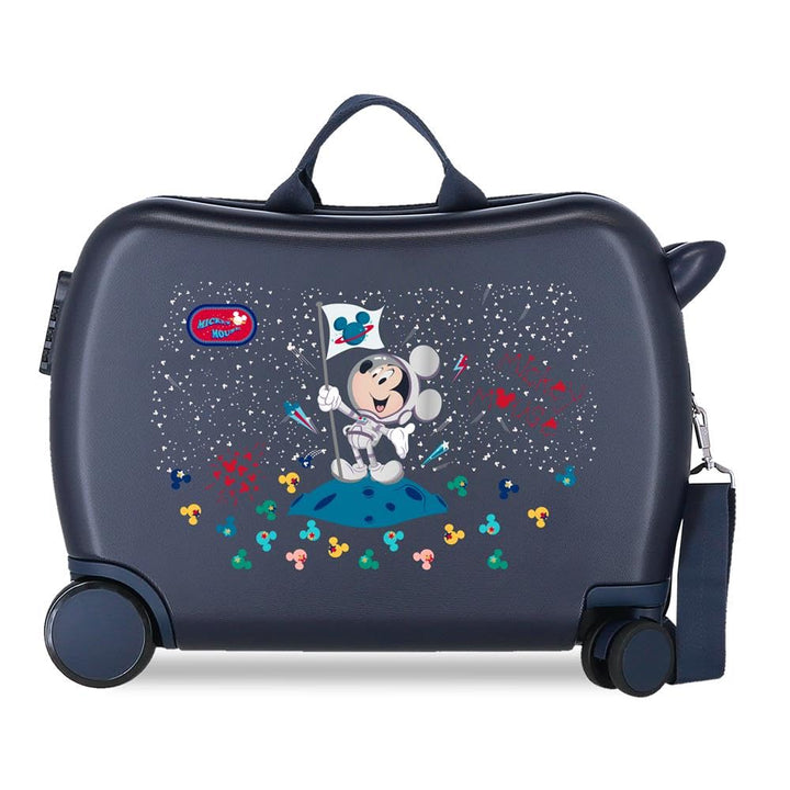 Disney Mickey Mickey on The Moon Kinderkoffer, Blau, 50 x 38 x 20 cm, starrer ABS-Kombinationsversch