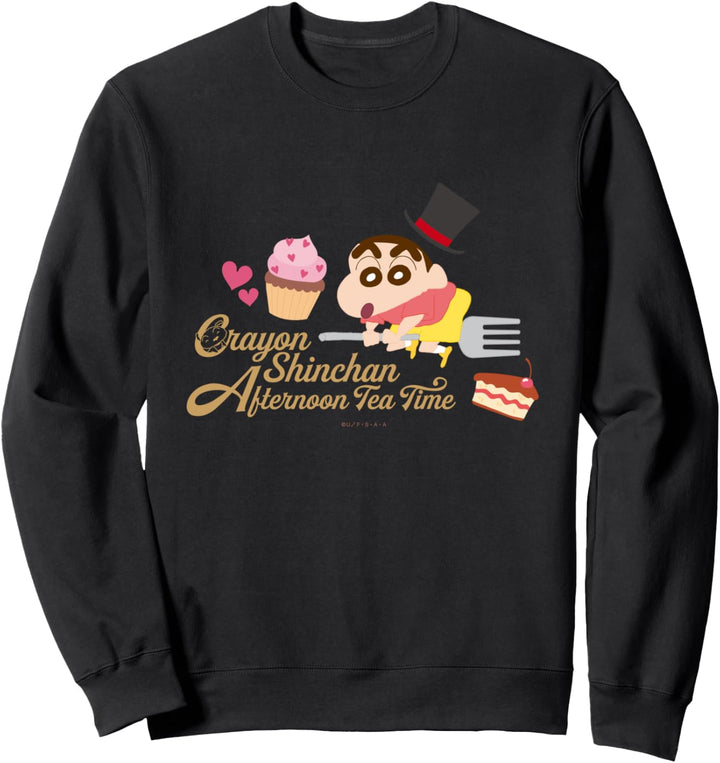 Crayon Shin-chan Magic Hat and Shin-chan's Tea Time Sweatshirt