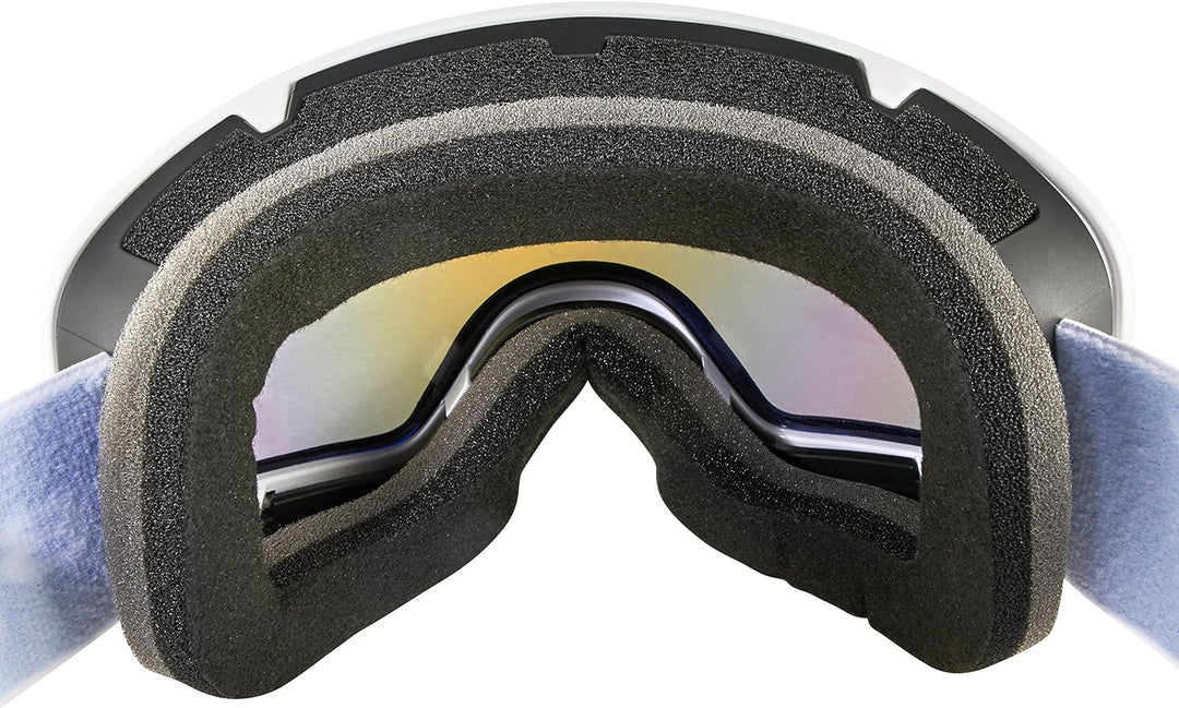 Black Crevice Damen und Herren Skibrille, BCR041246 Einheitsgrösse Weiss/Blau, Einheitsgrösse Weiss/