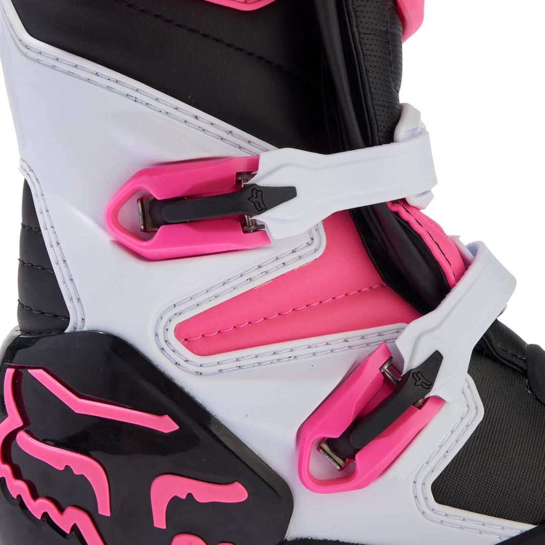 Fox Racing Damen Comp Motocross-stiefel für DamenDAMEN COMP MOTOCROSS STIEFEL 43 EU Schwarz Rosa, 43