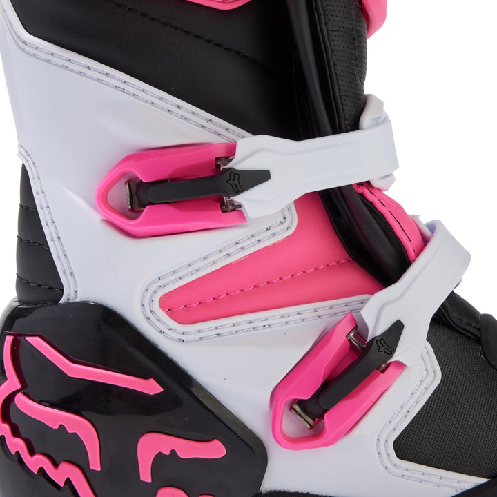 Fox Racing Damen Comp Motocross-stiefel für DamenDAMEN COMP MOTOCROSS STIEFEL 43 EU Schwarz Rosa, 43