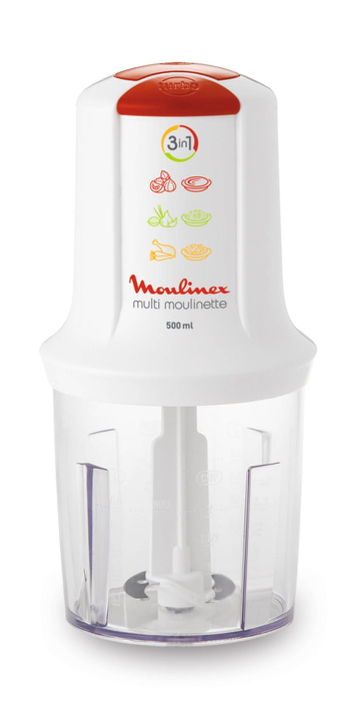 Moulinex - Hakmolen multi moulinette 400w - 500ml - 200gr - 2 snelheden