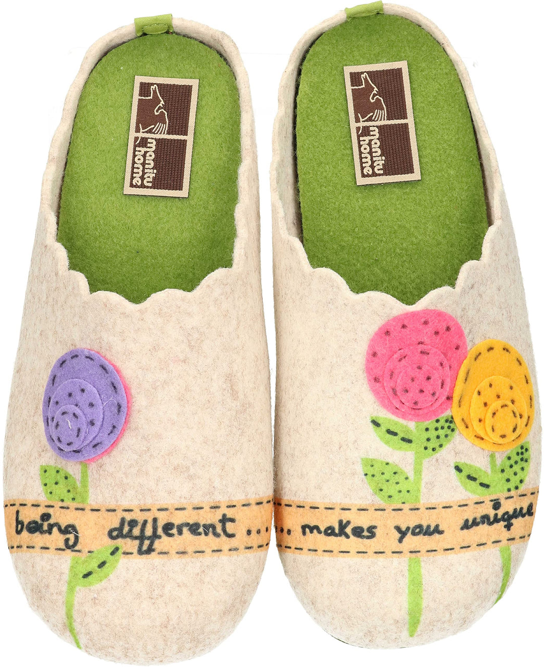 Manitu-Home Hausschuhe 38 EU Beige, 38 EU Beige