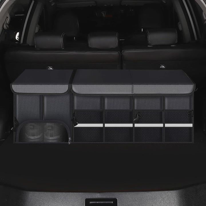 Ergocar Kofferraum Organizer Oxford-Gewebe, Grosses Fassungsvermögen, Wasserdicht, Abnehmbare Trennw