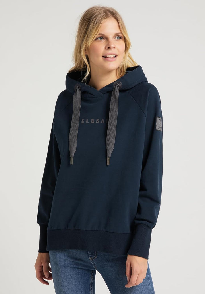 Elbsand Svana Damen Hoodie, Sweatshirt mit Kapuze, Rundhalsausschnitt Coldwater XS, Coldwater XS