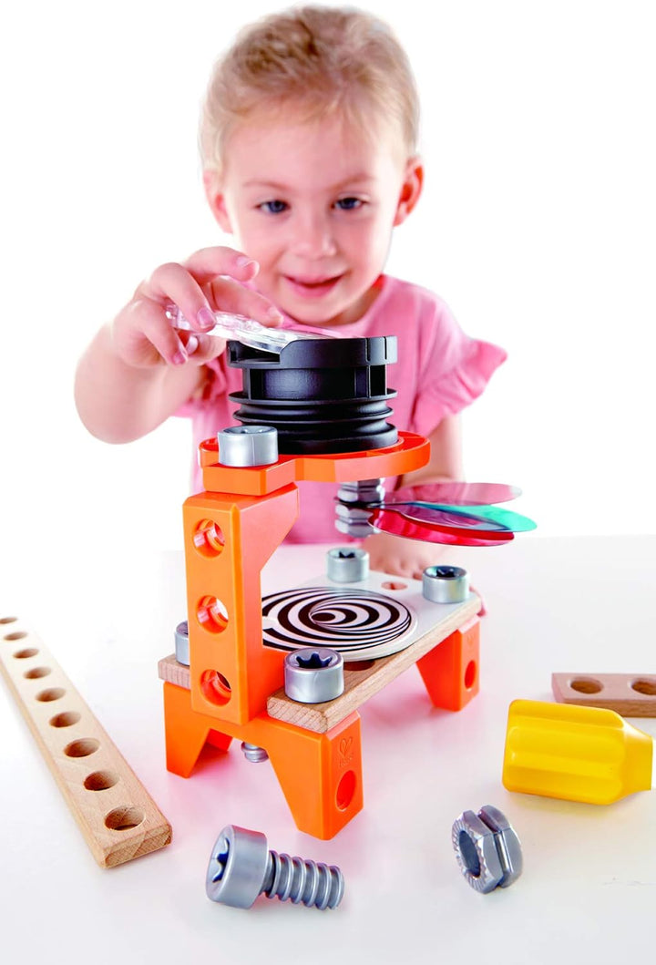 Hape Junior Inventor Optisches Labor Experimentierset, Mint-Spielzeug, ab 4 Jahre