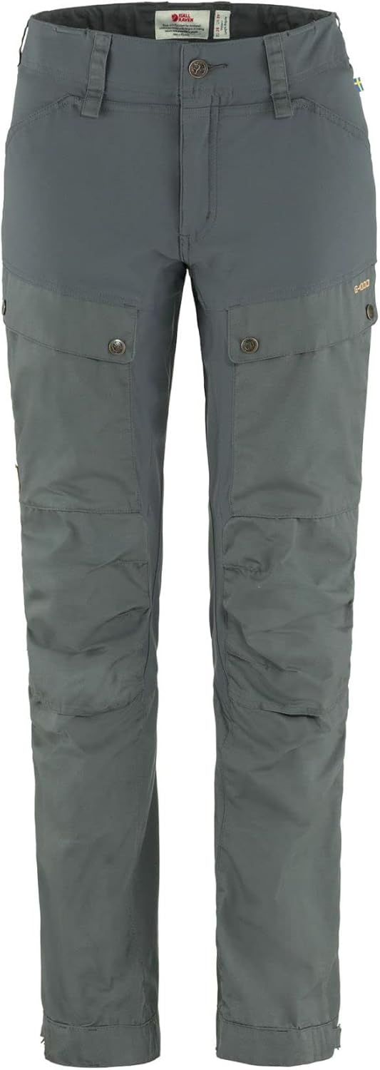 FJÄLLRÄVEN Damen Keb Curved W Reg Hose 32 Basalt, 32 Basalt
