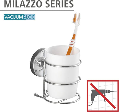 WENKO Vacuum-Loc® Zahnputzbecher Milazzo