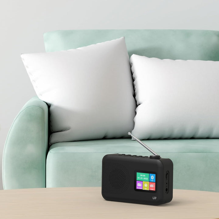 Dab Radio, LFF DAB Digitalradio, Radio Klein UKW-Digitalradio, DAB Plus Radio, Küchenradio mit Kabel