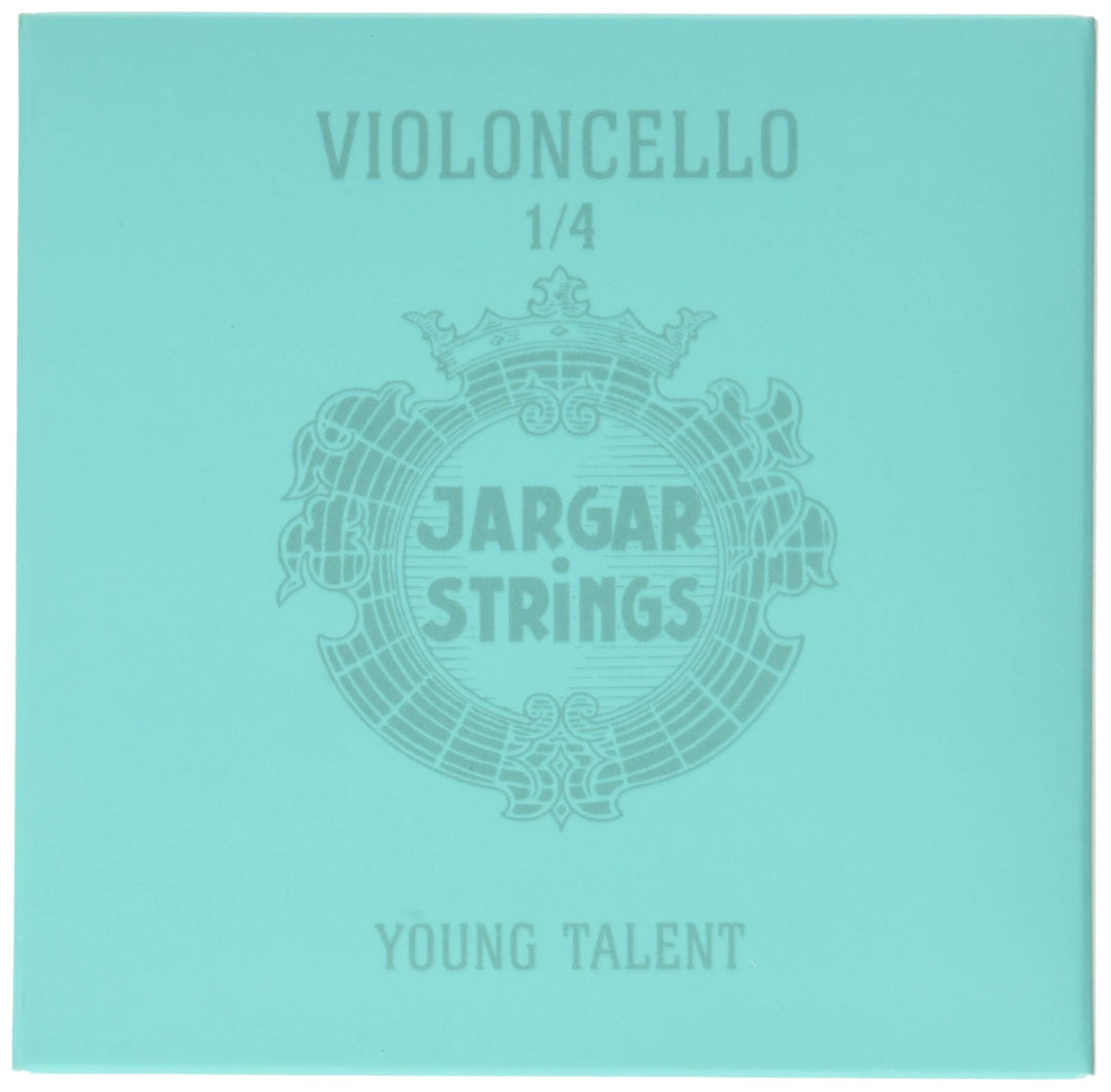 JARGAR Ce-SET-Y-14 Cello Young Talent SET, 1/4 (A:0,76/D:0,99/G:1,18/C:1,71mm) für Cello Medium / St