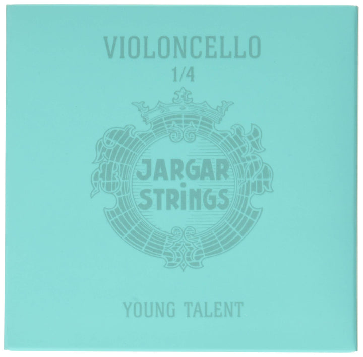 JARGAR Ce-SET-Y-14 Cello Young Talent SET, 1/4 (A:0,76/D:0,99/G:1,18/C:1,71mm) für Cello Medium / St