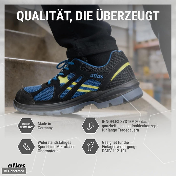 atlas 38 EU Schwarz Blau, 38 EU Schwarz Blau