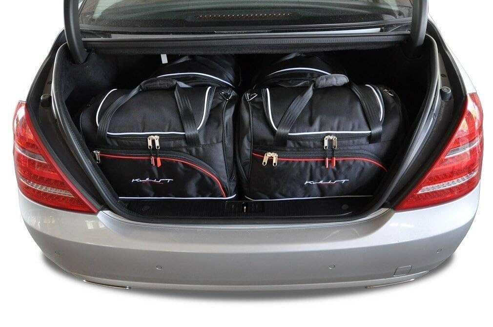 KJUST Kofferraumtaschen 4 stk kompatibel mit MERCEDES-BENZ S W221 2005-2013