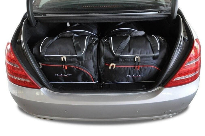 KJUST Kofferraumtaschen 4 stk kompatibel mit MERCEDES-BENZ S W221 2005-2013
