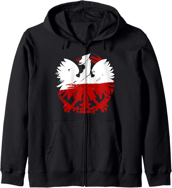 Polen Geschenk für Polnischen Poland Polska Krakau Herren Kapuzenjacke