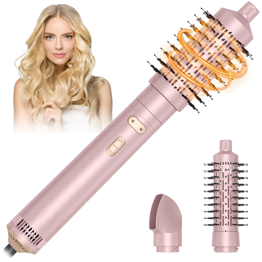 Rotierende Haarbürste, Air Styler 800 W, Ionen-Haartrockner, Heizbürste, 3-in-1, Lockenstab 38/50 mm