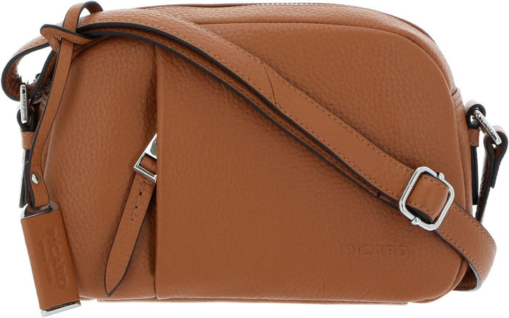 Picard Damen Schultertasche PURE aus Echtleder Klein, OneSize | mit Reissverschluss | Schultertasche