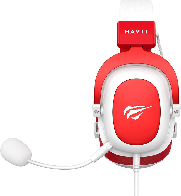 havit HV-H2002d Kopfhörer, Gamer, mit Mikrofon, 53-mm-Lautsprecher, 3,5-mm-Stecker: kompatibel mit X