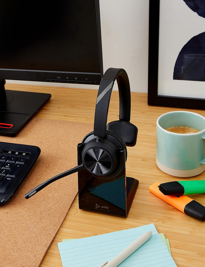 Poly Voyager 4310 UC USB-A Mono Headset für Microsoft Teams inkl. Ladestation 2021 Version (USB-A),
