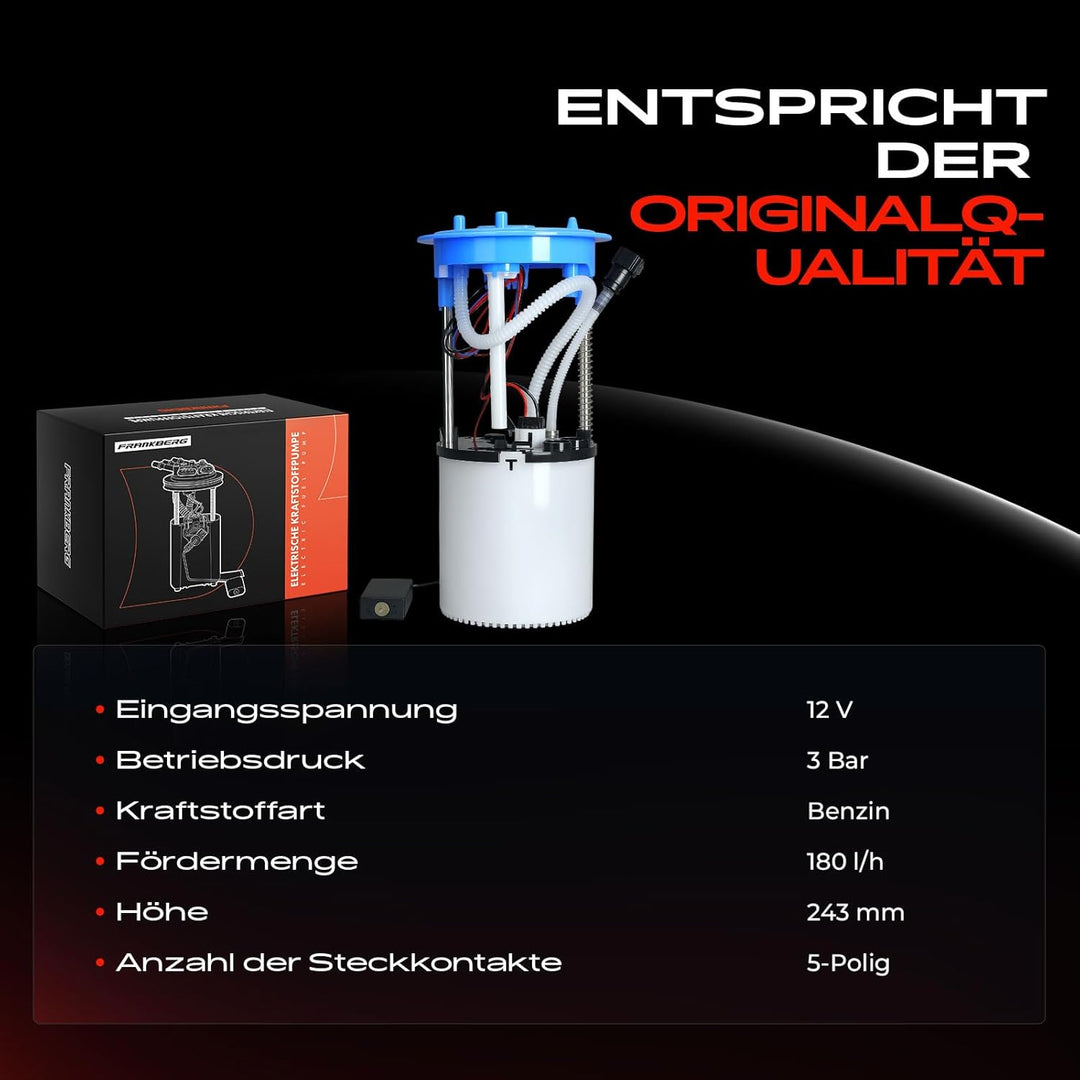 Kraftstoffpumpe Benzinpumpe für A3 TT Golf VI Golf VII Altea XL Yeti Octavia II Combi Superb II 1.8L