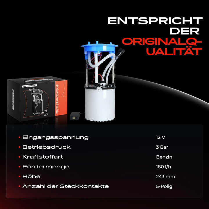 Kraftstoffpumpe Benzinpumpe für A3 TT Golf VI Golf VII Altea XL Yeti Octavia II Combi Superb II 1.8L
